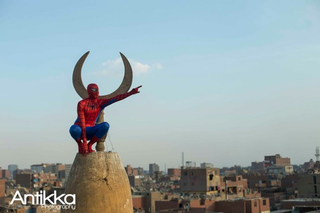 Illustration for article titled Spider-Man, Hanging Out in Cairo